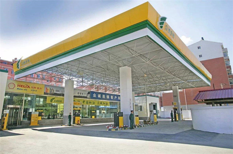 巴南加气站钢结构网架案例7